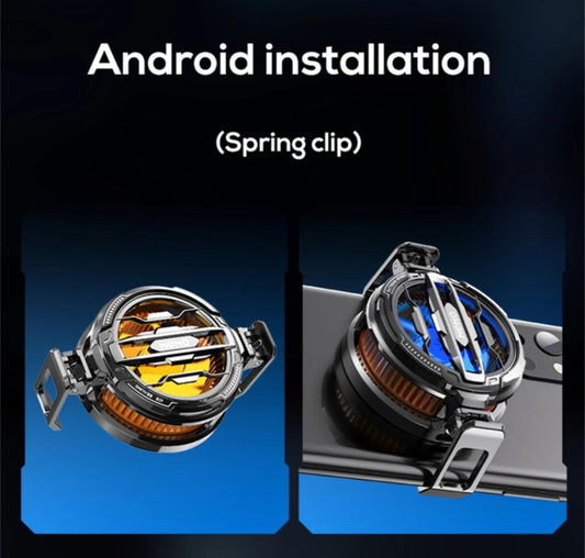 CX07 Magnetic Mobile Phone Cooler – 15W Semiconductor Cooling Fan, Clip & Magnetic Mount