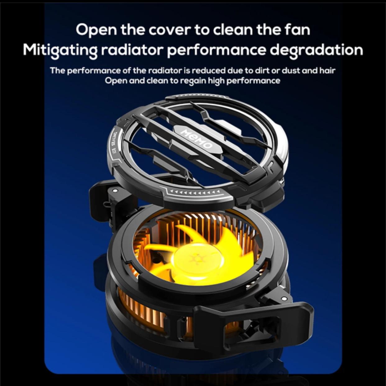 CX07 Magnetic Mobile Phone Cooler – 15W Semiconductor Cooling Fan, Clip & Magnetic Mount