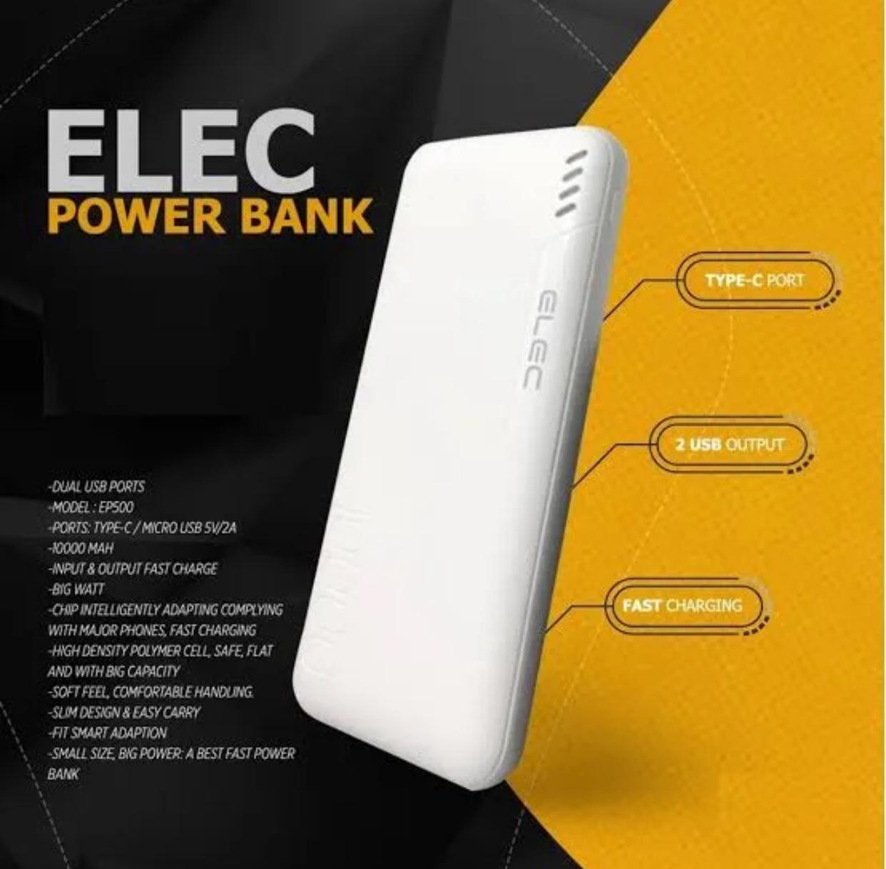 ELEC Ultra Slim 20000mAh Power Bank – Reliable Fast Charge, Dual USB Output