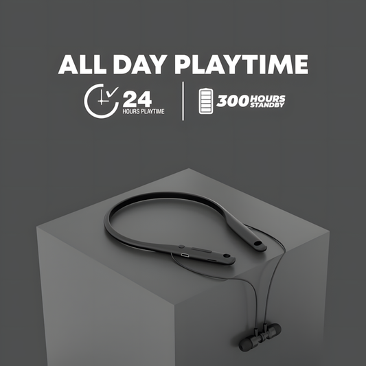 UBON CL-5310 Wireless Neckband | ANC, 40Hr Battery, SD Card Support, Deep Bass & Hands-Free Calls