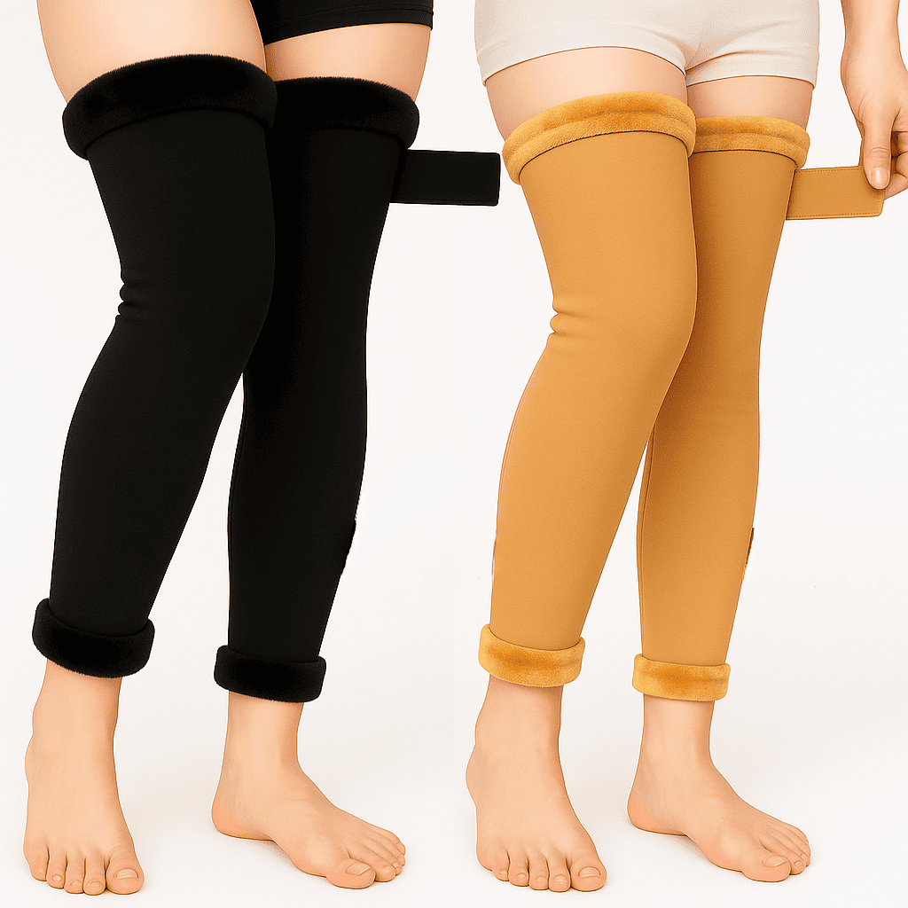 Woolen Knee Pads with straps for Men & Women | Compression Support for Pain Relief, Arthritis, Sports & Workout,FB