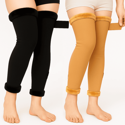 Woolen Knee Pads with straps for Men & Women | Compression Support for Pain Relief, Arthritis, Sports & Workout,FB