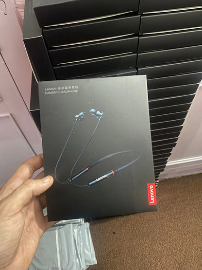 Lenovo HE05X Wireless Neckband – Bluetooth v5.0, IPX5 Sweat‑Resistant