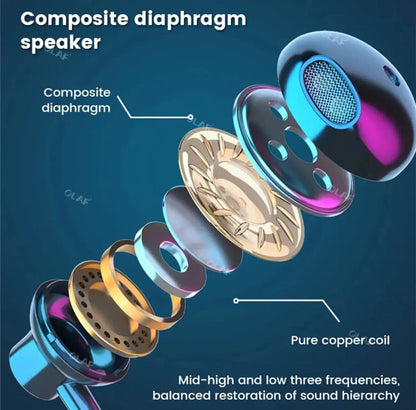 Super Sound Wireless Neckband – Bluetooth 5.0 Headphones with Deep Bass, 12-Hour Playtime & Built-in Mic