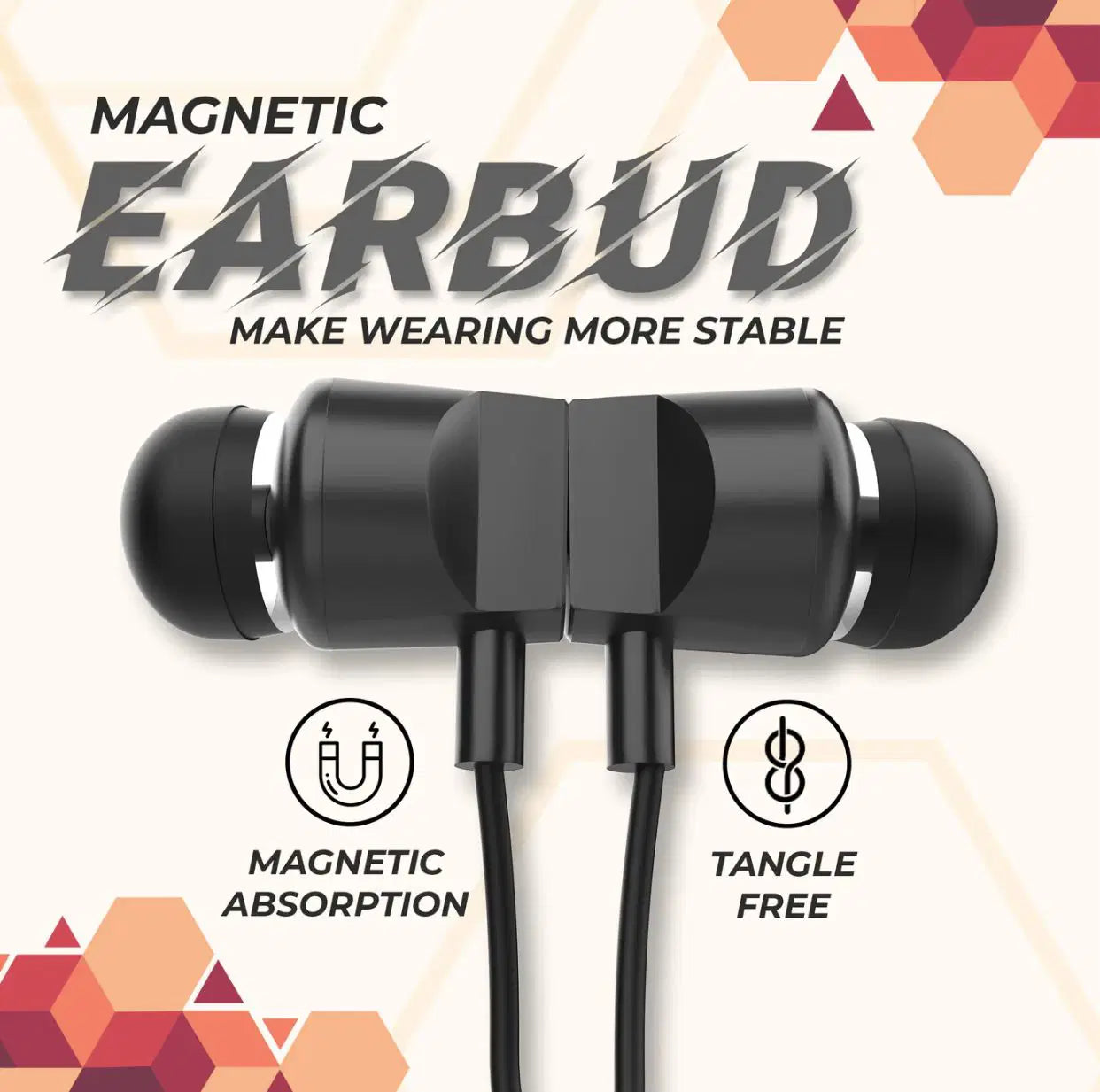 Aroma NB120 / NB119 Series Neckband – Long-Life Battery, HD Sound, 3-Size Eartips, USB-C Charging