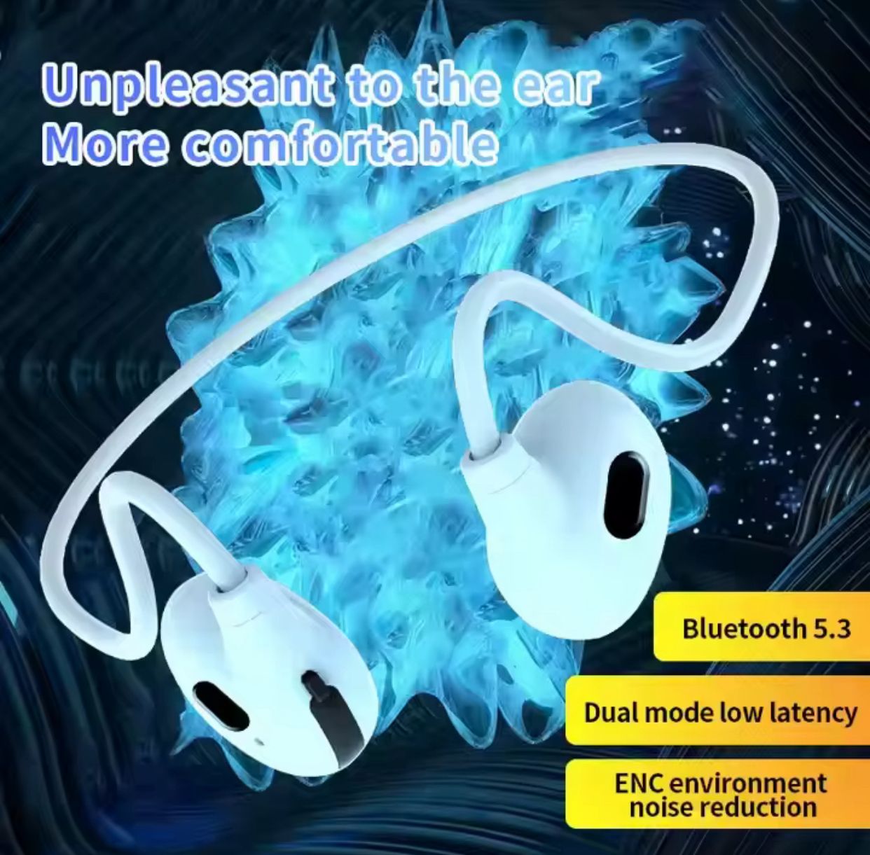 Pro Air Neck Hanging Wireless Earphone – Lightweight Comfort, Waterproof & Magnetic Absorption Case