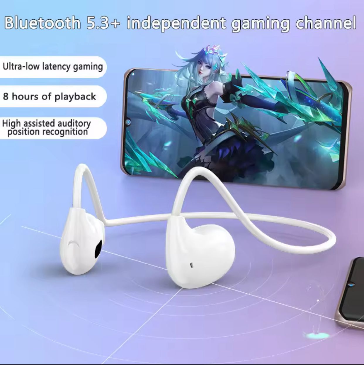 Pro Air Neck Hanging Wireless Earphone – Lightweight Comfort, Waterproof & Magnetic Absorption Case
