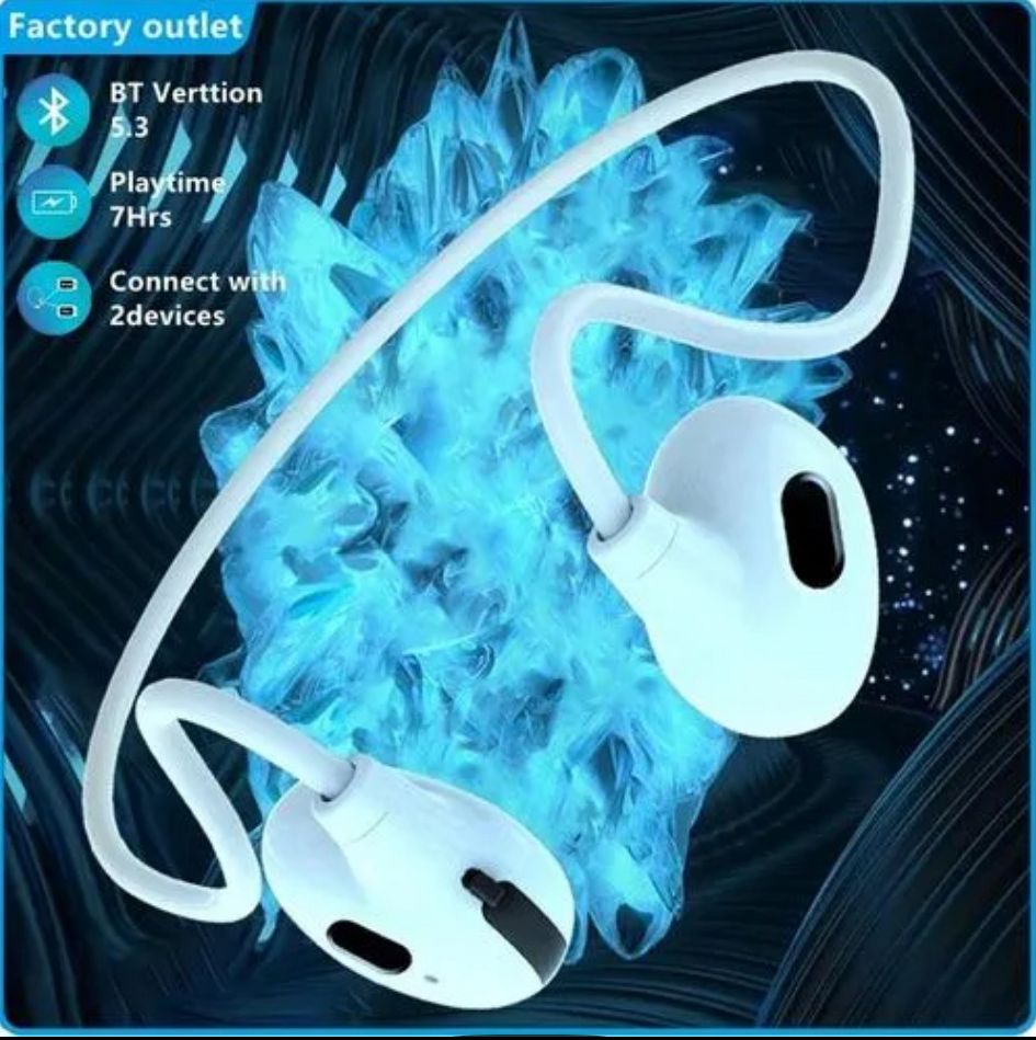 Pro Air Neck Hanging Wireless Earphone – Lightweight Comfort, Waterproof & Magnetic Absorption Case