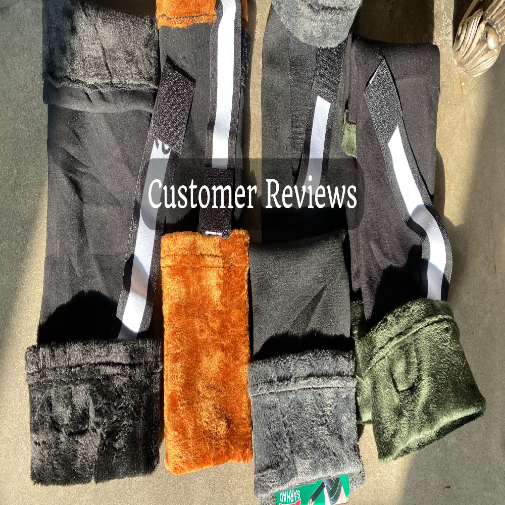 Woolen Knee Pads with straps for Men & Women | Compression Support for Pain Relief, Arthritis, Sports & Workout,FB