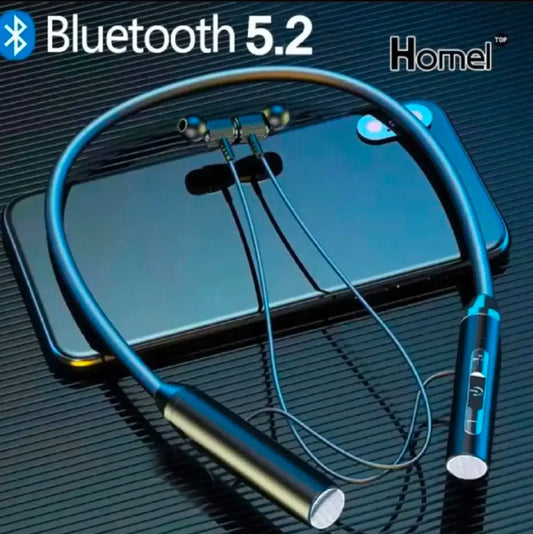 Super Sound Wireless Neckband – Bluetooth 5.0 Headphones with Deep Bass, 12-Hour Playtime & Built-in Mic