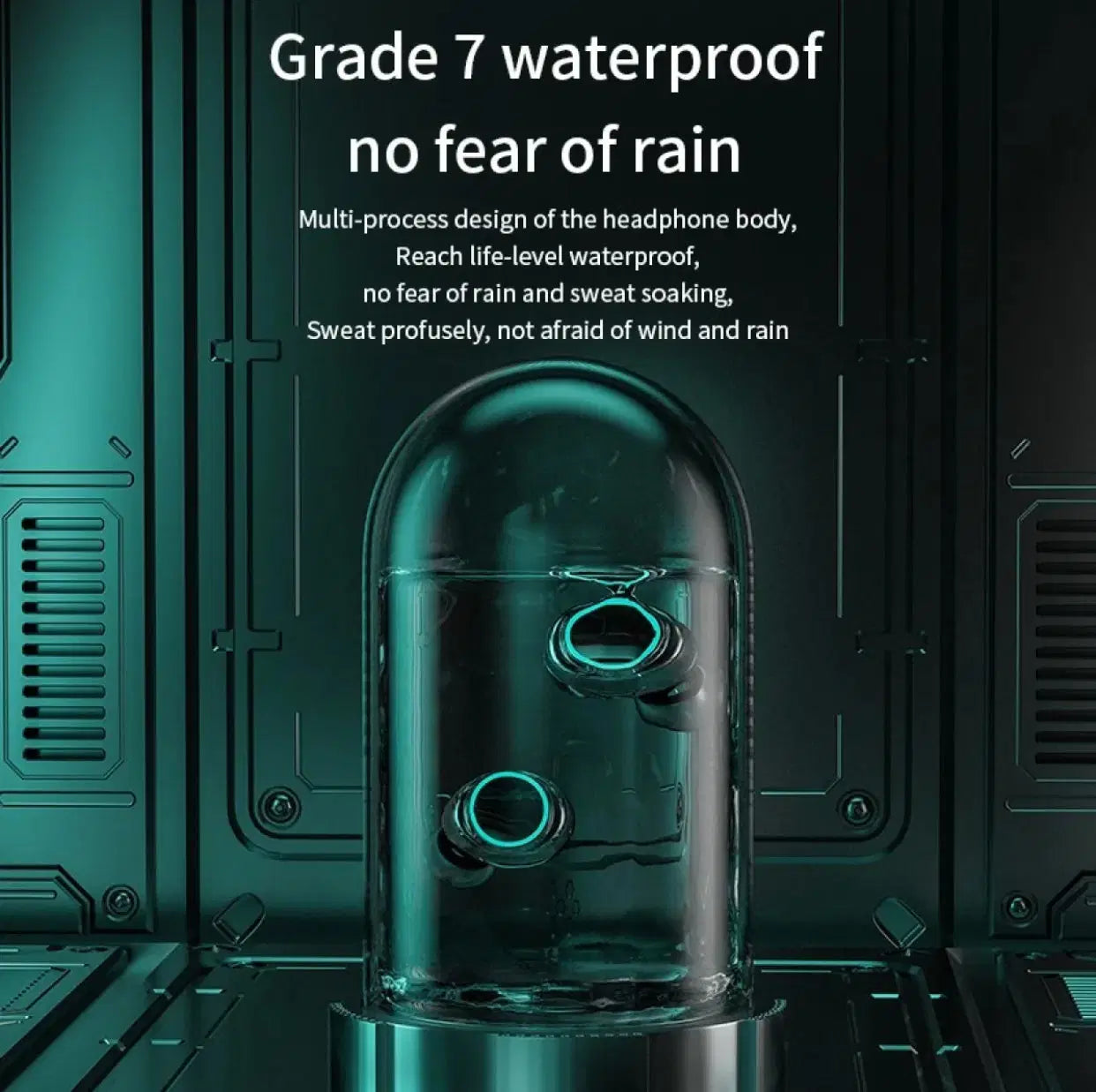 M25 True Wireless Earbuds – Dual-Ear Display, Touch Controls, 8 - 9 Hr Playtime & Type-C Charging.