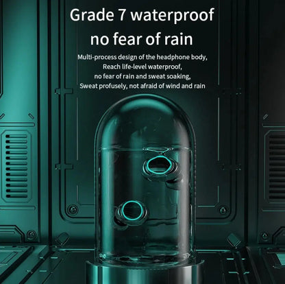 M25 True Wireless Earbuds – Dual-Ear Display, Touch Controls, 8 - 9 Hr Playtime & Type-C Charging.