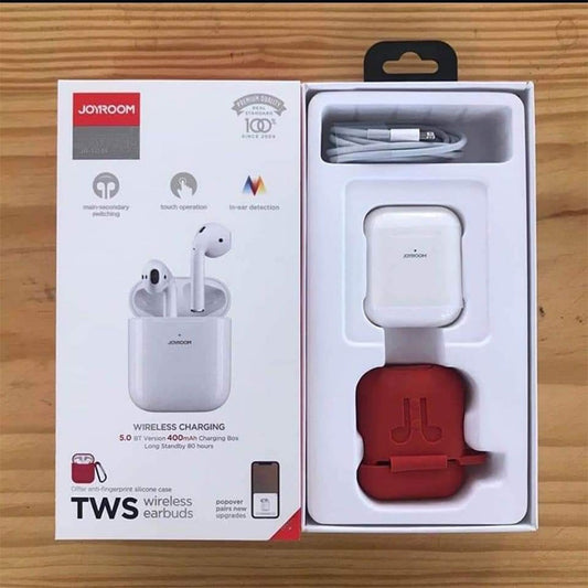 JR-T03S Pro Joyroom Earbuds ‒ Active Noise Cancellation, Wireless Charging Case, Battery Life Up to 20 Hours