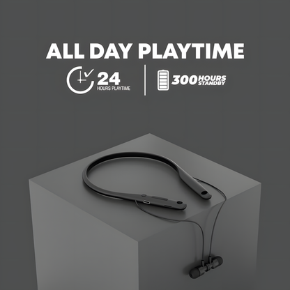 UBON CL-5310 Wireless Neckband | ANC, 40Hr Battery, SD Card Support, Deep Bass & Hands-Free Calls