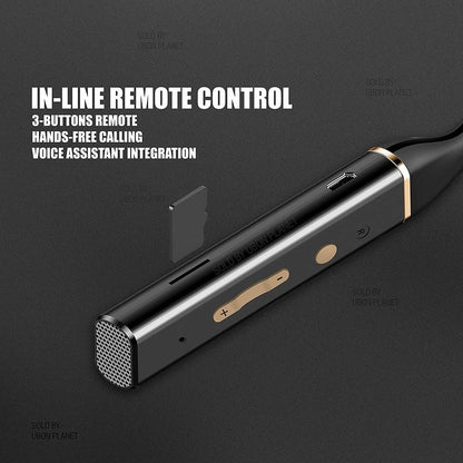 Ubon CL-5300 Sound Master Neckband – Stereo Drivers, 10m Range, Long Battery Life & Foldable Design